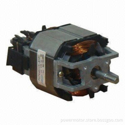Universal Motor with 253.2W Output Power and 223.4mNm Torque At Maximum Efficiency